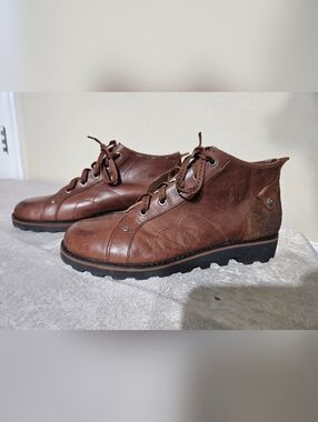VTG London Underground Leather Joe Blake Ankle Boots Size 11